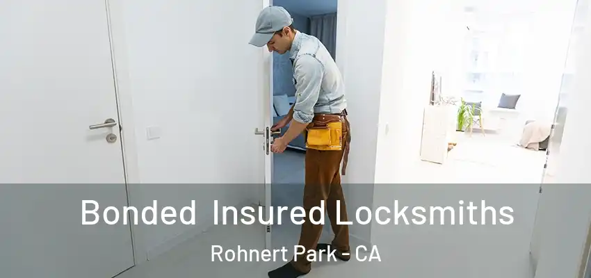  Bonded Insured Locksmiths Rohnert Park - CA