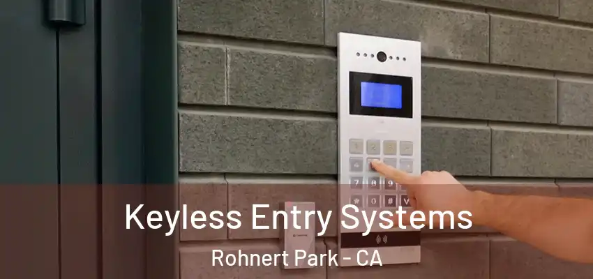  Keyless Entry Systems Rohnert Park - CA